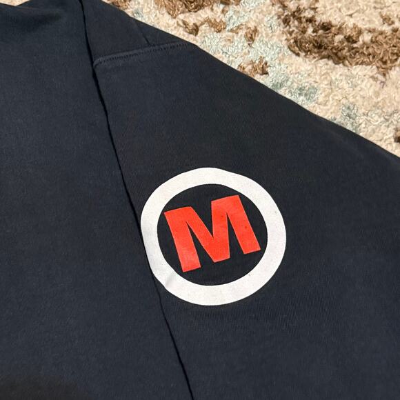 Vintage 2005 Slipknot Maggot Face Hoodie Size Large Distressed Nu Metal - Picture 4 of 9